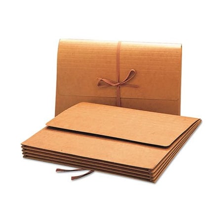 Smead Smead, REDROPE EXPANDING WALLETS W/ CLOTH-TIE, 3.5in EXPANSION, 1 SECTION, LEGAL SIZE, REDROPE 71055